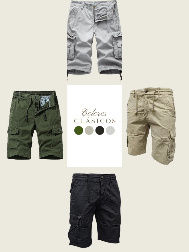 Bermudas Cargo para hombre